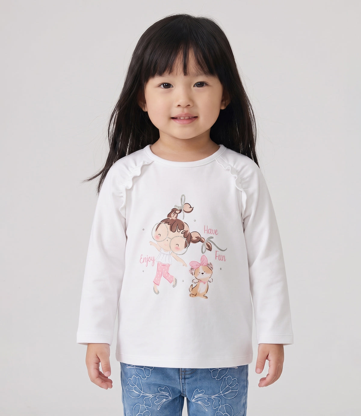 Polera bebé con estampado 3 meses / Crudo