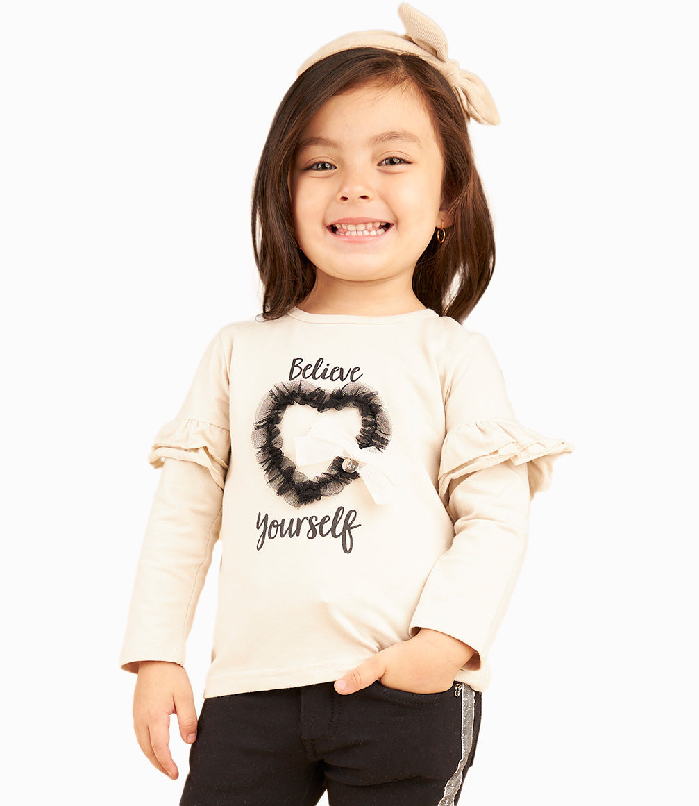 Polera Bebé Con Corazón