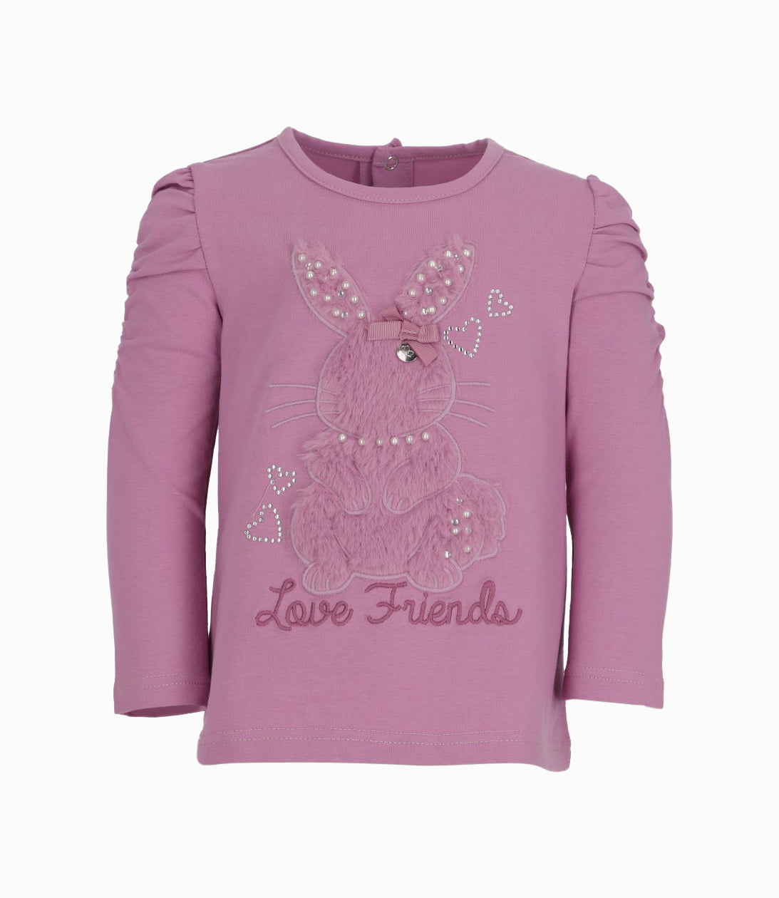 Polera bebé con conejo 3 meses / Blanco