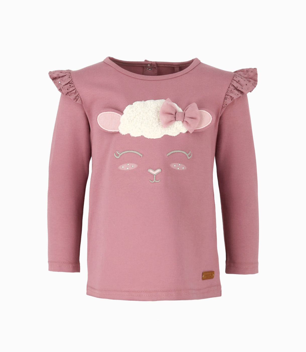 Polera bebé niña con vuelos 3 meses / Burdeo