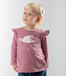 Polera bebé niña con vuelos