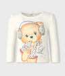 Polera bebé niña con osito