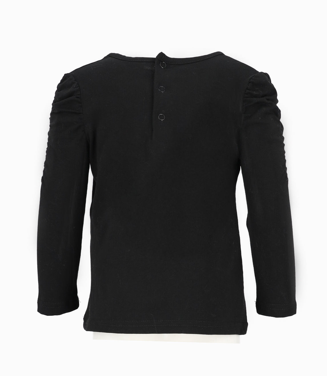 Polera bebé niña con osito 3 meses / Negro