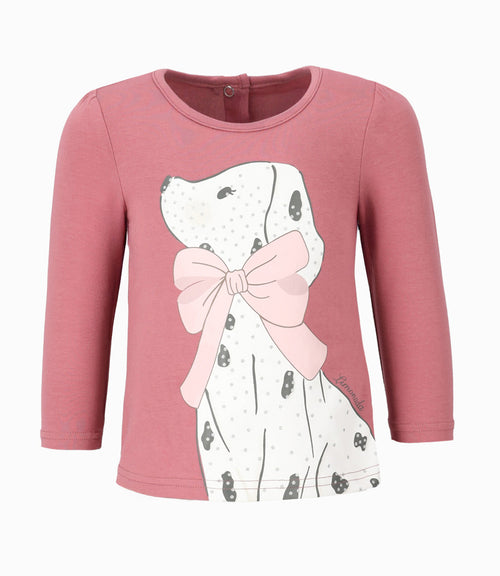 Polera bebé niña con dálmata 3 meses / Coral