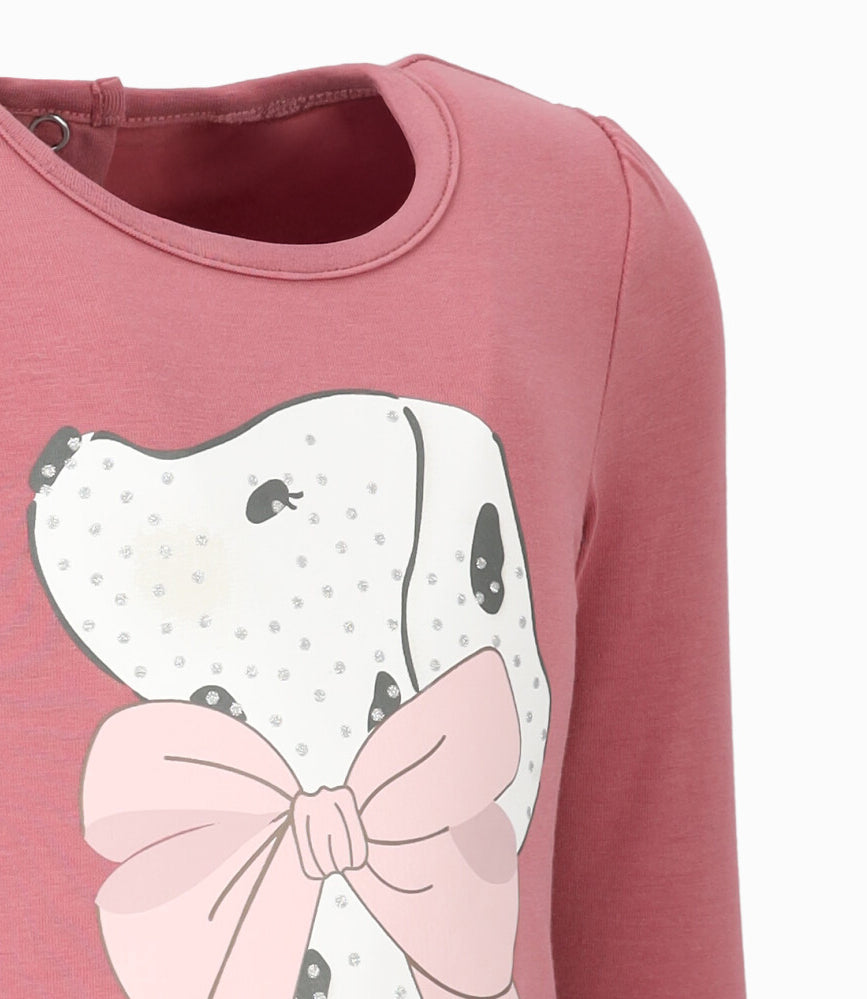 Polera bebé niña con dálmata 3 meses / Coral
