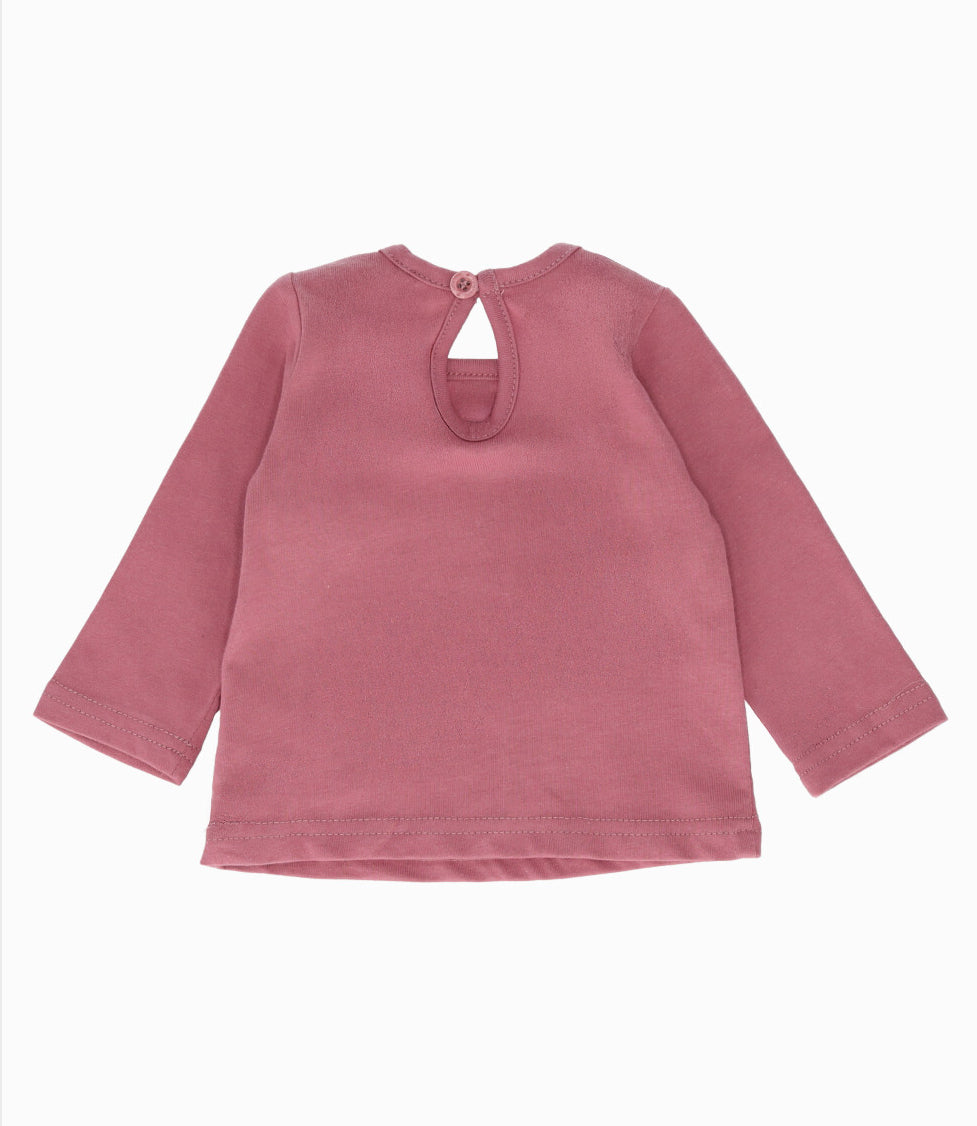 Polera bebé niña con perrito 3 meses / Coral