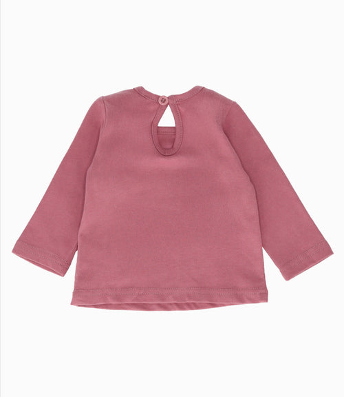 Polera bebé niña con perrito 3 meses / Coral