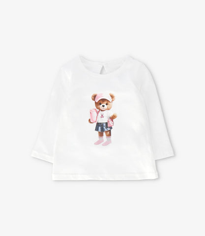 Polera bebé con oso