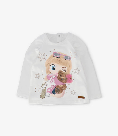 Polera bebé con estampado