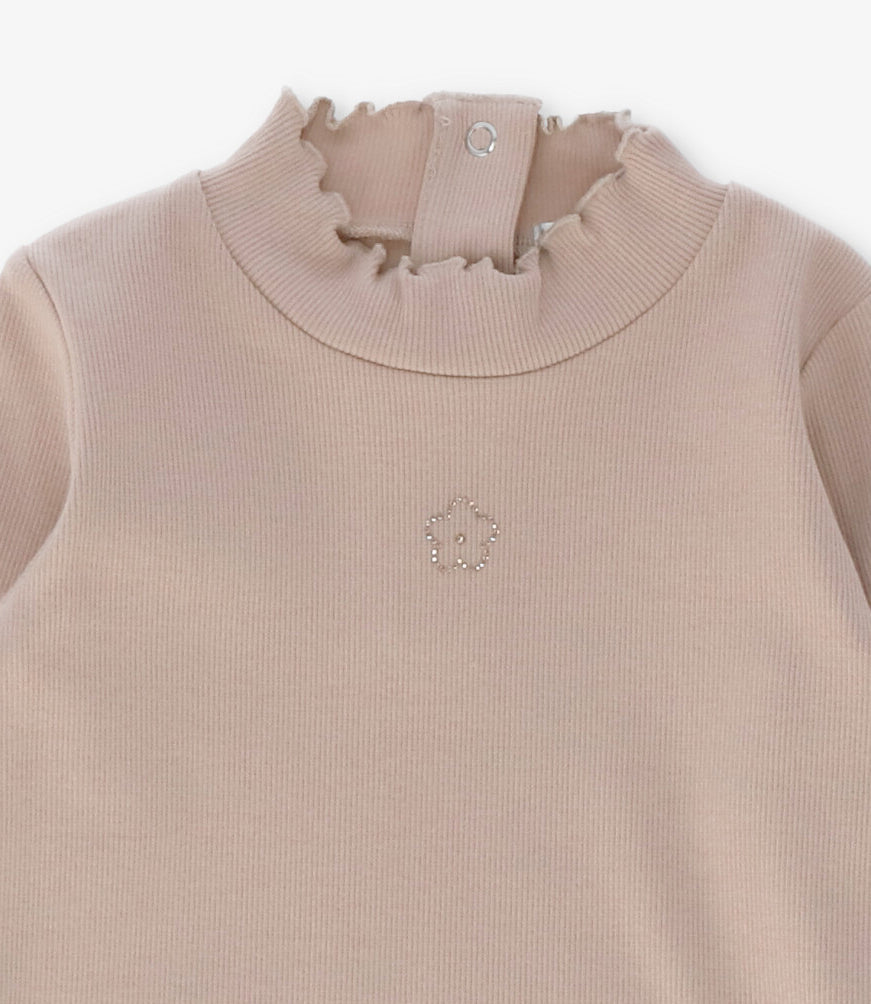 Polera bebé beatle básico 3 meses / Beige