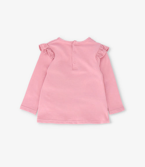 Polera bebé con perro 3 meses / Coral