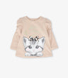 Polera bebé con gatito