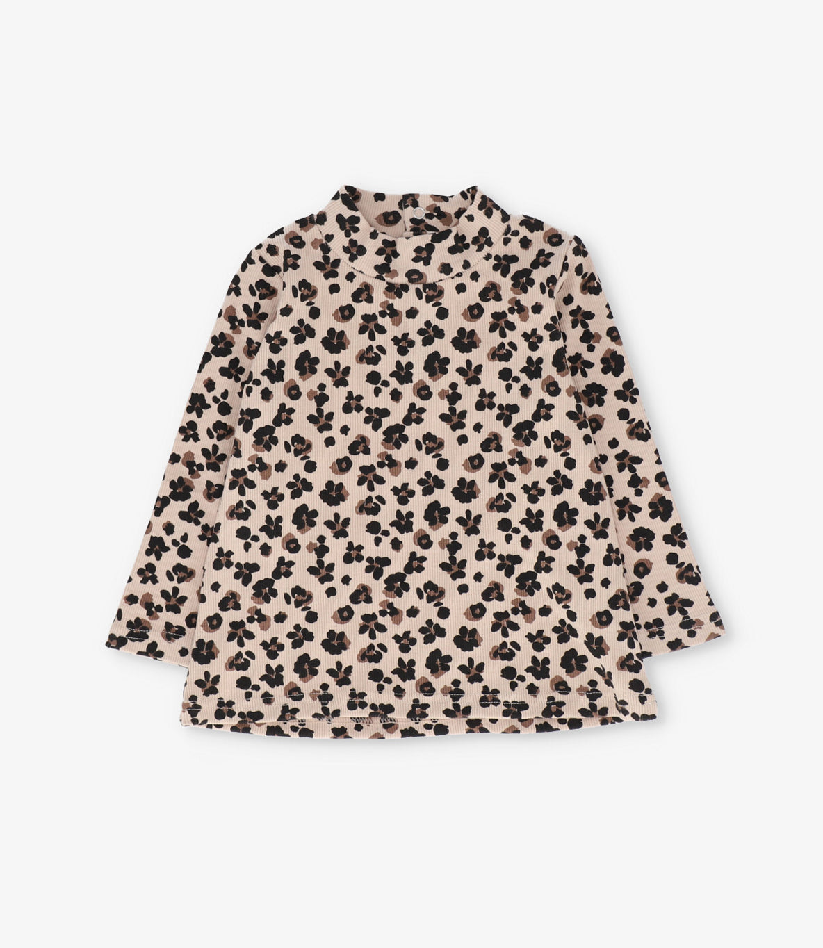 Polera bebé animal print 3 meses / Beige