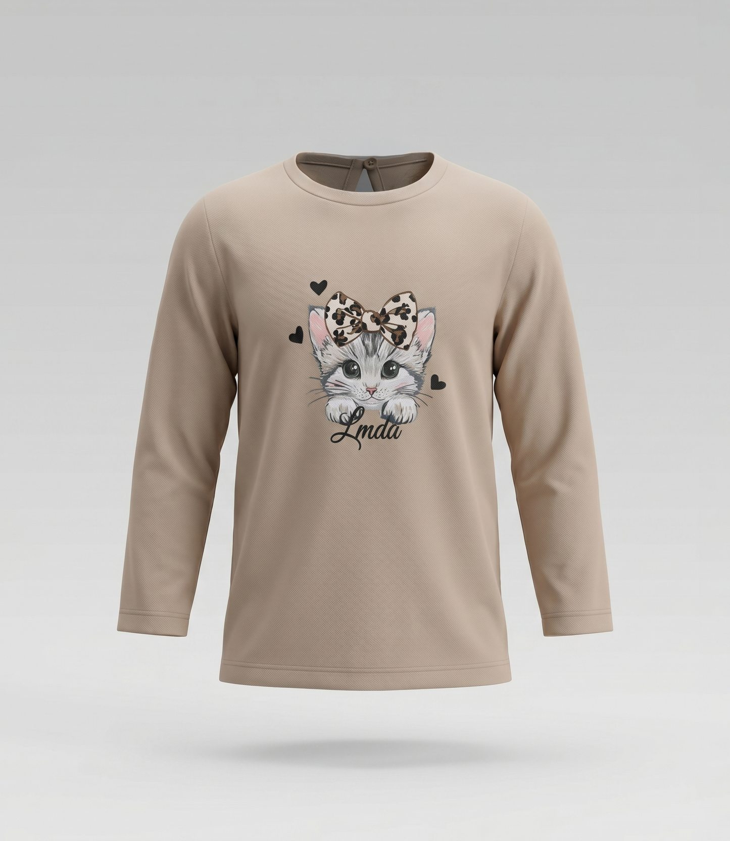 Polera bebé con gato