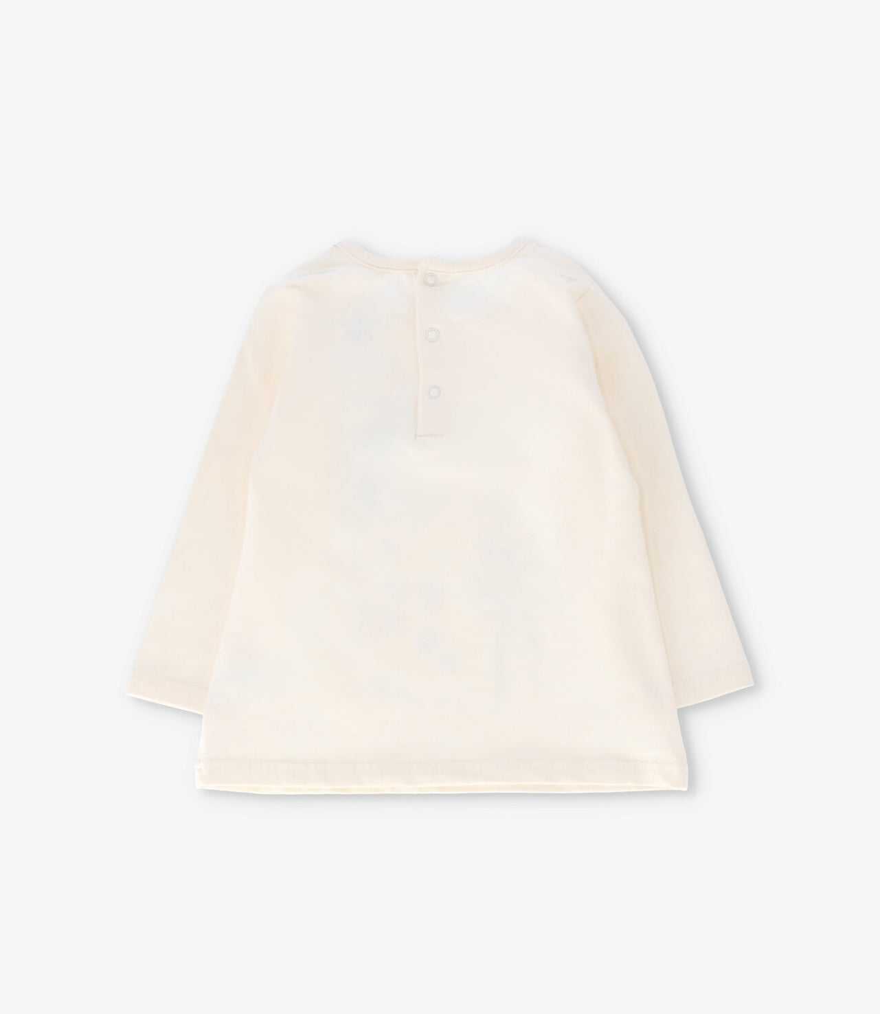 Polera bebé con gato 3 meses / Crudo