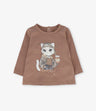 Polera bebé con gato