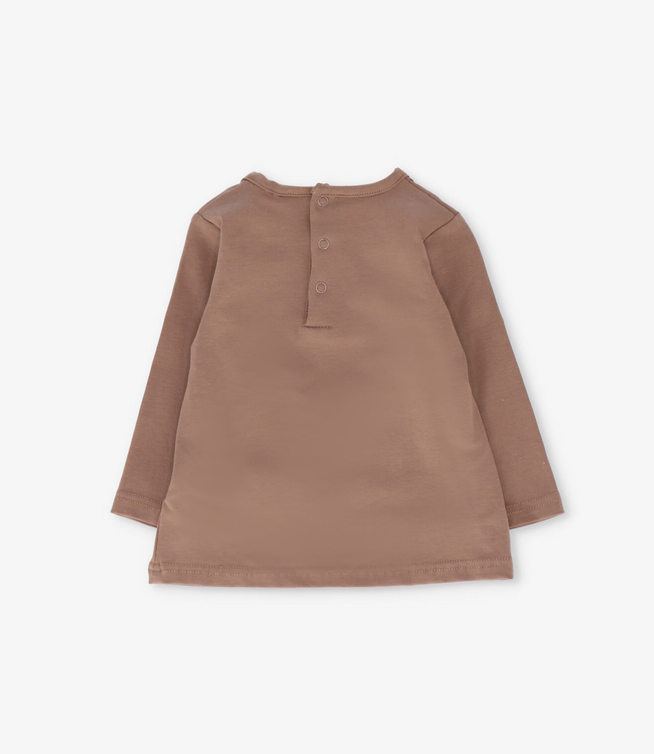 Polera bebé con gato 3 meses / Café