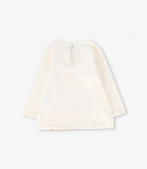 Polera bebé con perro 3 meses / Palo Rosa