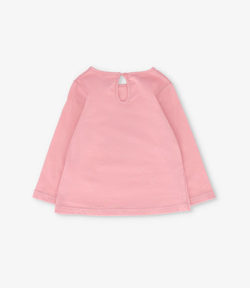 Polera bebé con perro 3 meses / Palo Rosa