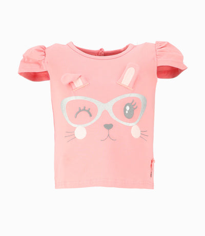 Polera Bebé Con Conejo 3 meses / Rosado