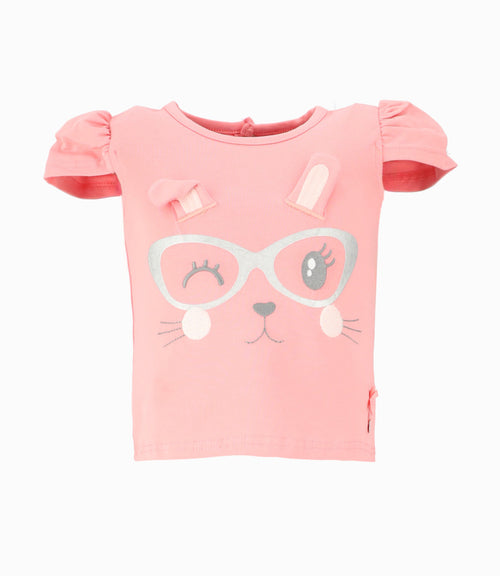 Polera Bebé Con Conejo 3 meses / Rosado