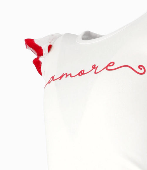 Polera Bebé Con Vuelos 3 meses / Frambuesa