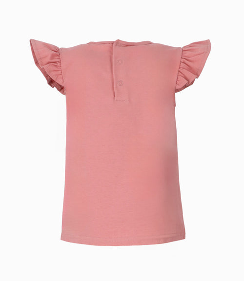 Polera bebé niña con gato 3 meses / Palo Rosa