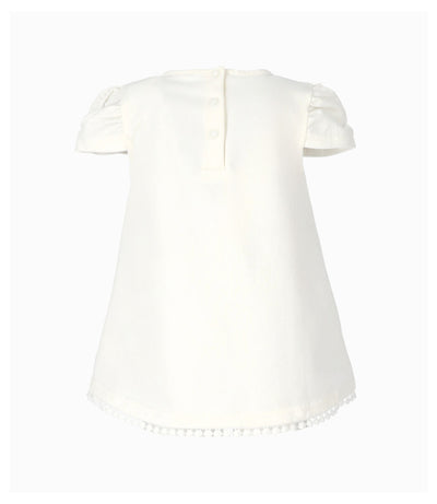 Polera bebé niña con flores 3 meses / Palo Rosa