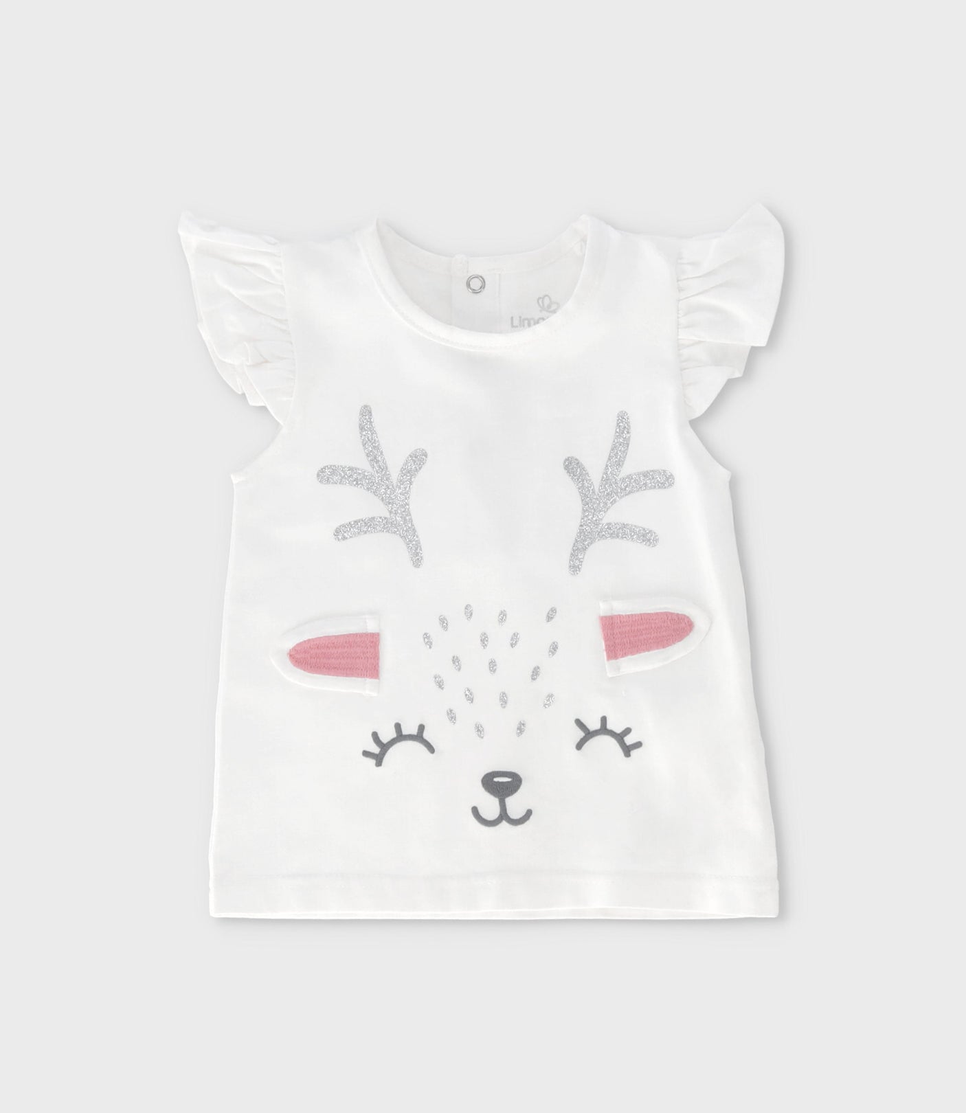 Polera bebé con ciervo 3 meses / Blanco