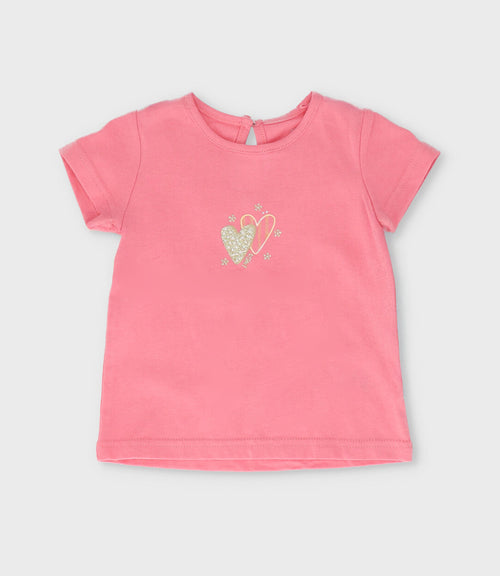 Polera bebé básica 3 meses / Coral