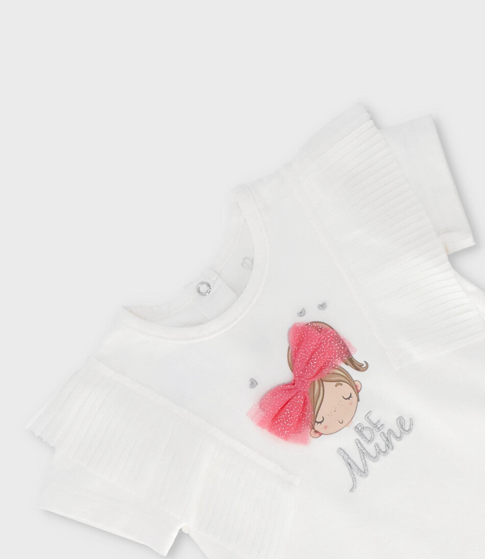 Polera bebé vuelos 3 meses / Blanco