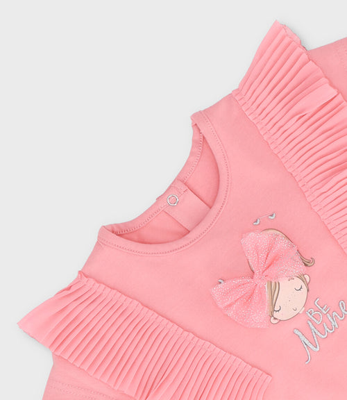 Polera bebé vuelos 3 meses / Coral