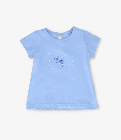 Polera bebé con flor