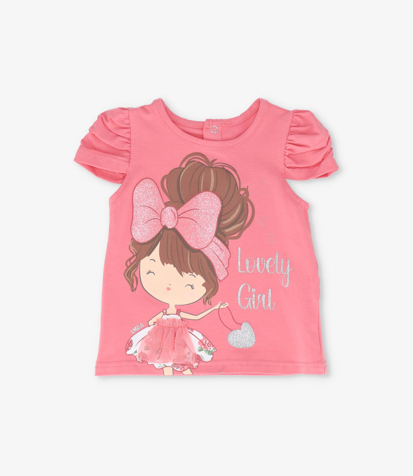 Polera bebé con estampado 3 meses / Coral