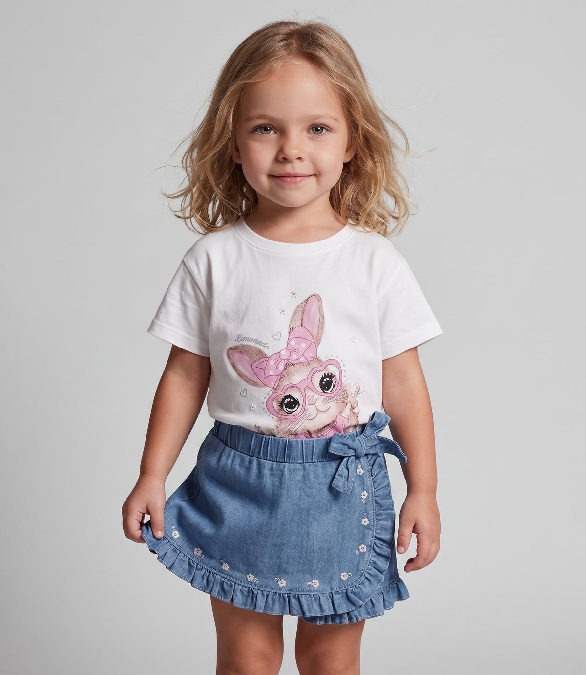 Polera bebé con conejo
