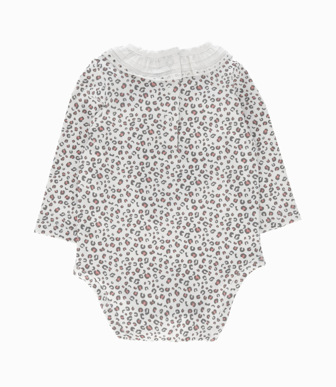 Body bebé niña animal print 3 meses / Blanco