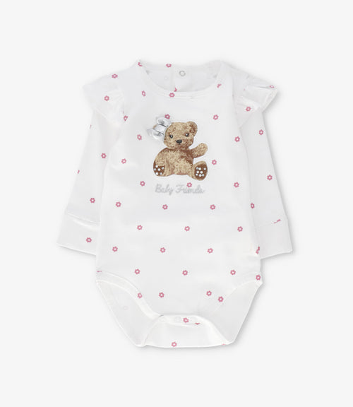 Body bebé con vuelos y puntos