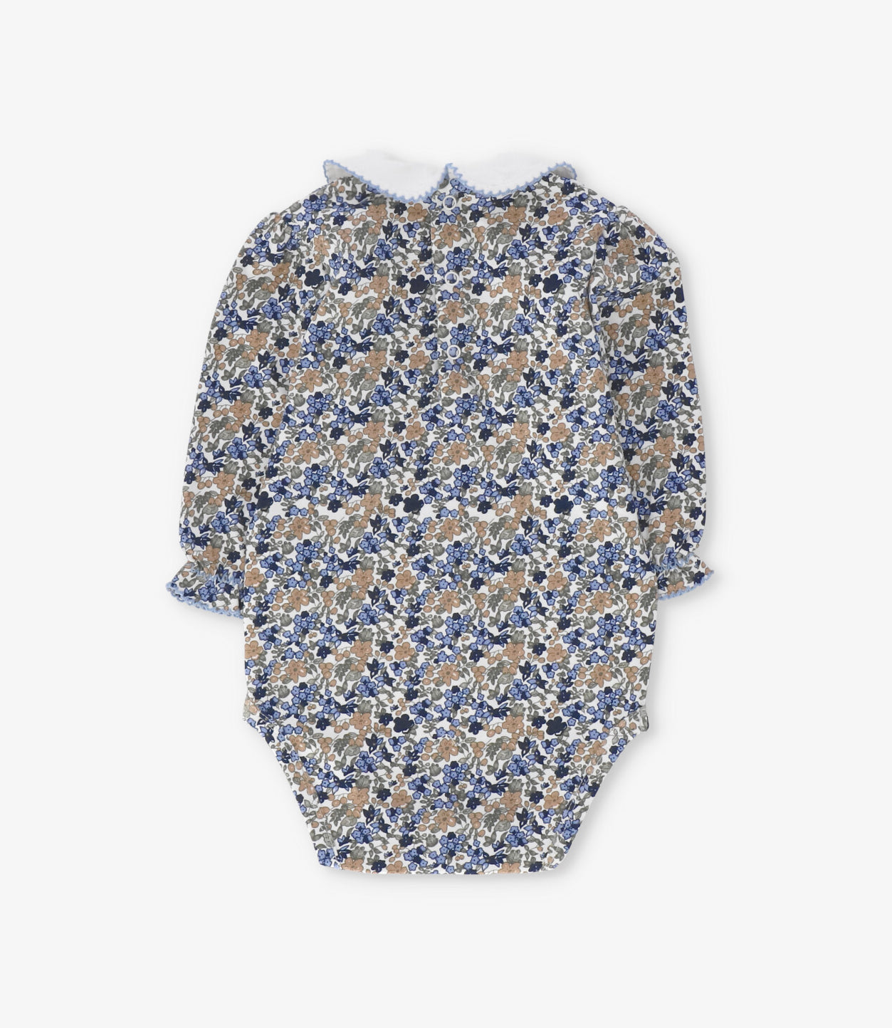 Body bebé floreado 3 meses / Azul Marino