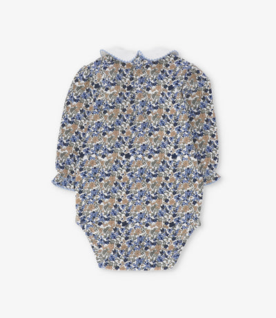 Body bebé floreado 3 meses / Azul Marino