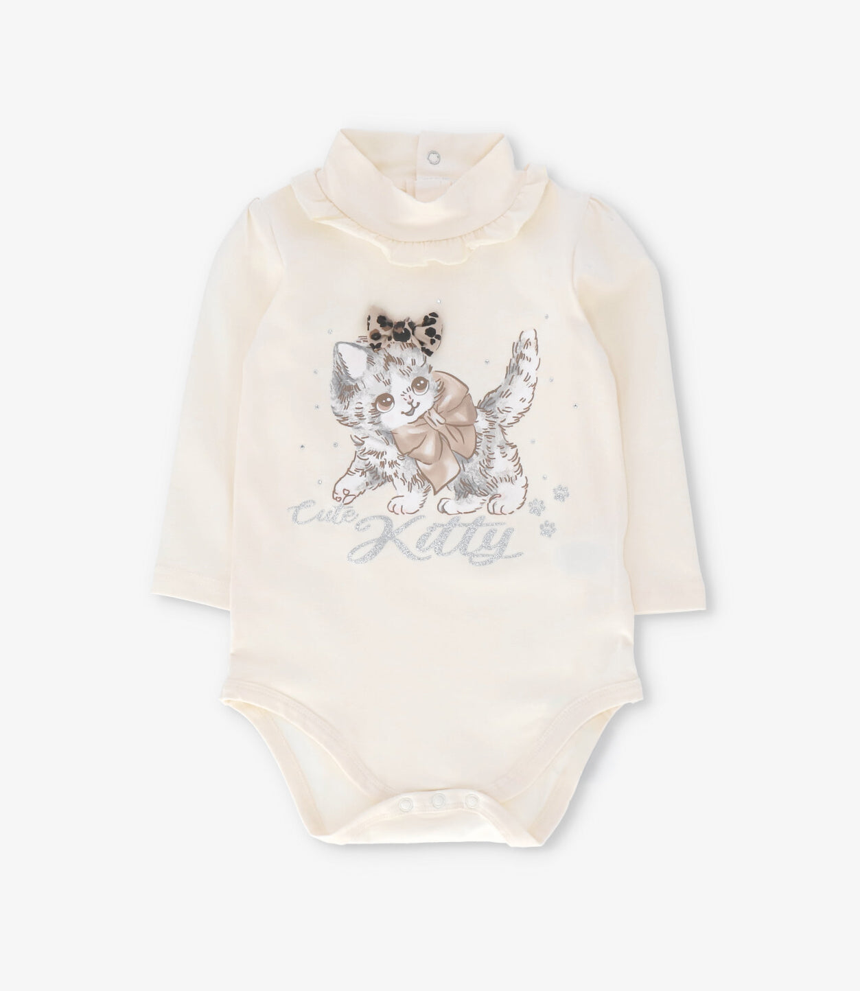 Body bebé con gatito 3 meses / Crudo