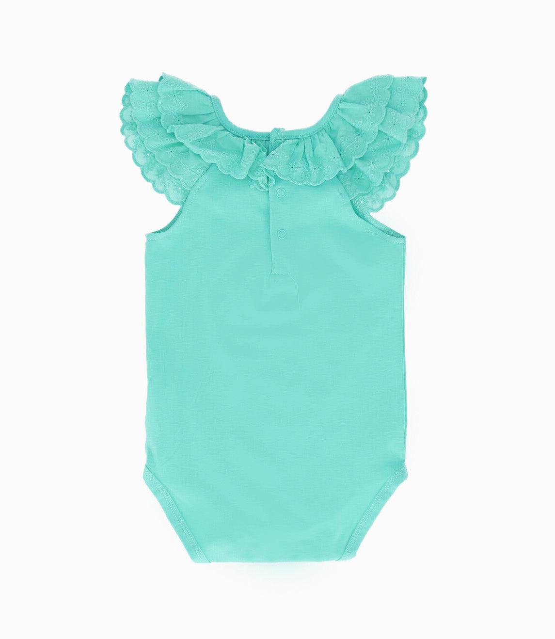 Body Bebé Con Vuelos 3 meses / Menta