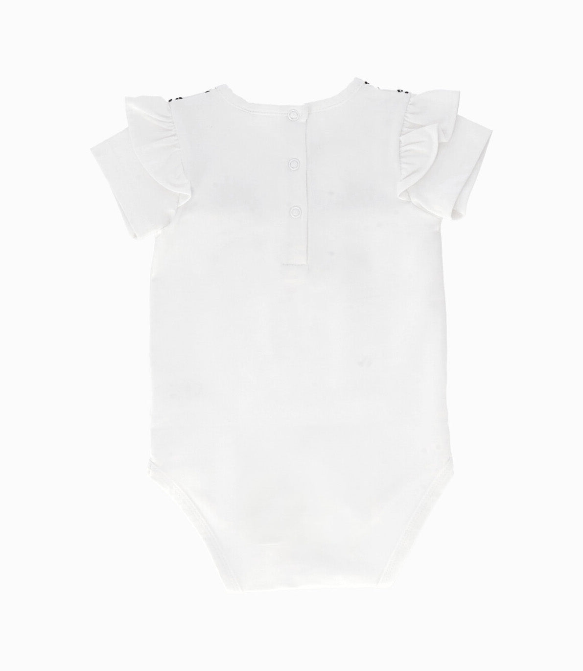 Body bebé animal print 3 meses / Blanco