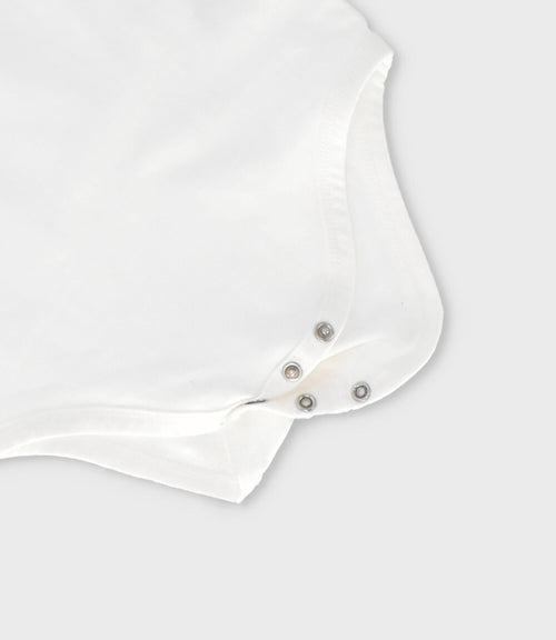 Body bebé con estampado 3 meses / Blanco