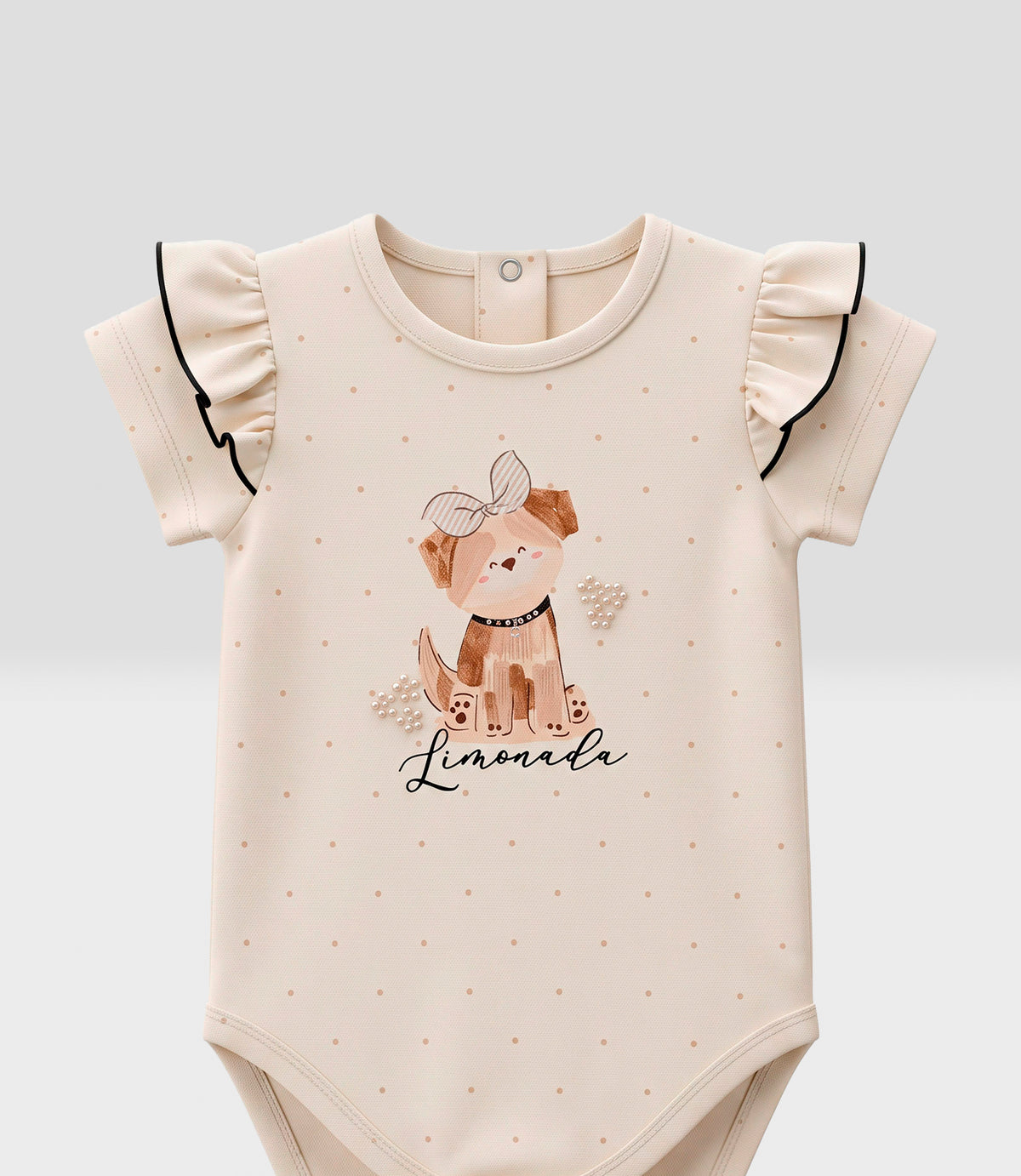Body recién nacida con perrito 3 meses / Crudo