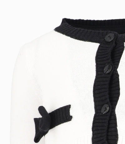 Chaleco Bebé Con Lazos 3 meses / Blanco