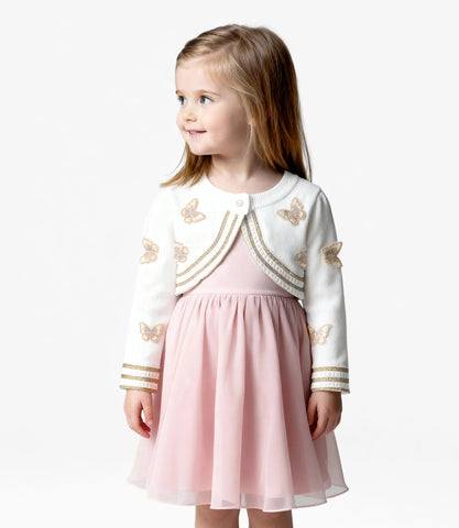 Chaleco Bebé Con Mariposas