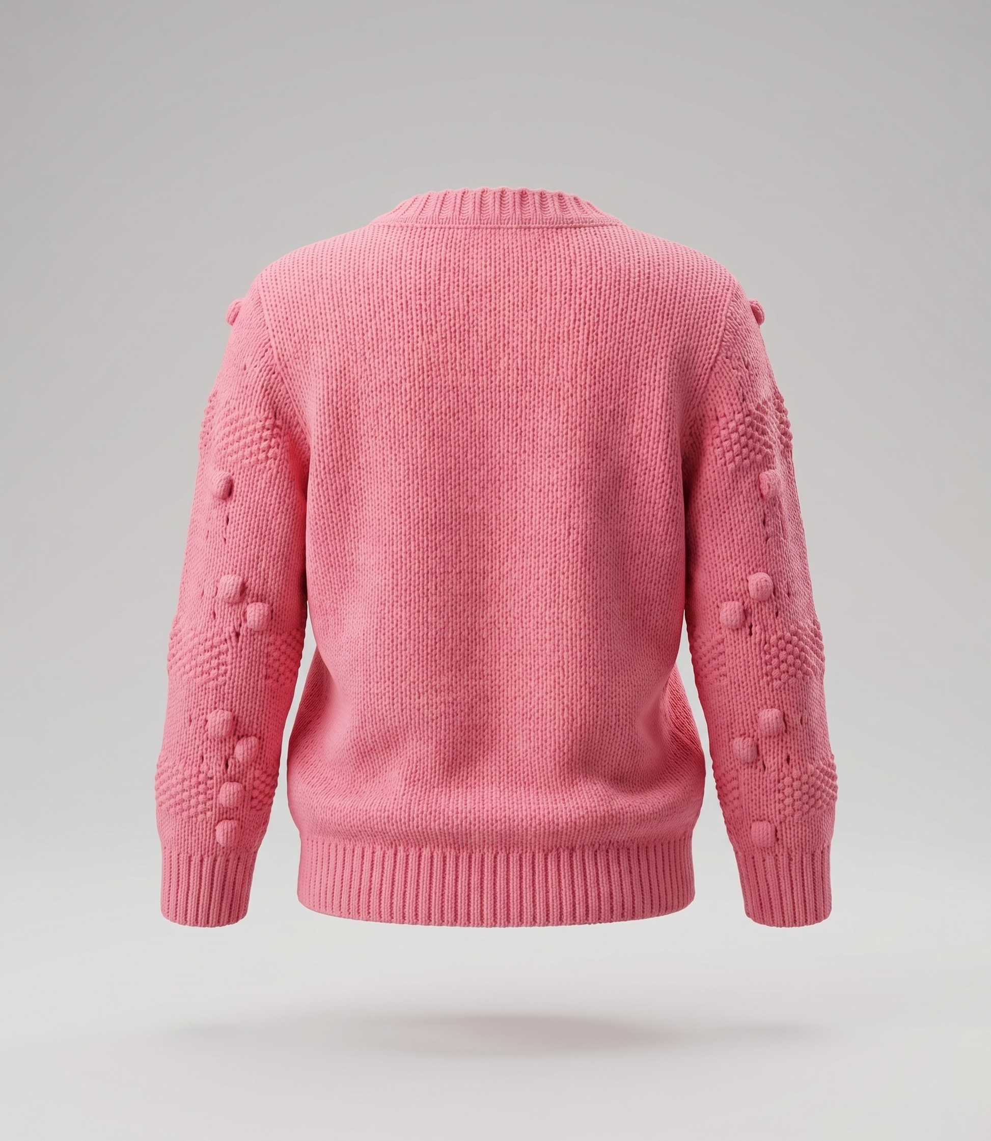 Chaleco bebé cardigan con bordados 3 meses / Coral
