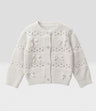 Chaleco bebé cardigan con lazos