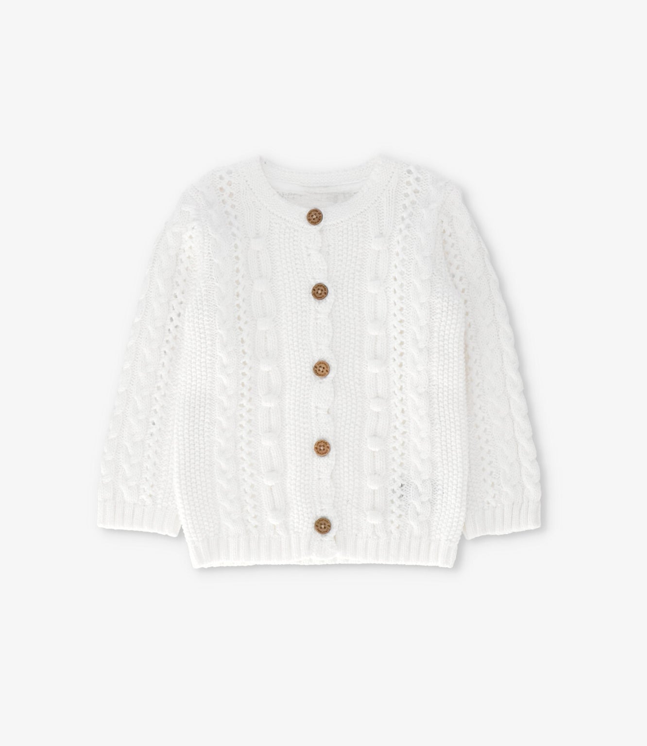 Chaleco bebé cardigan 3 meses / Crudo