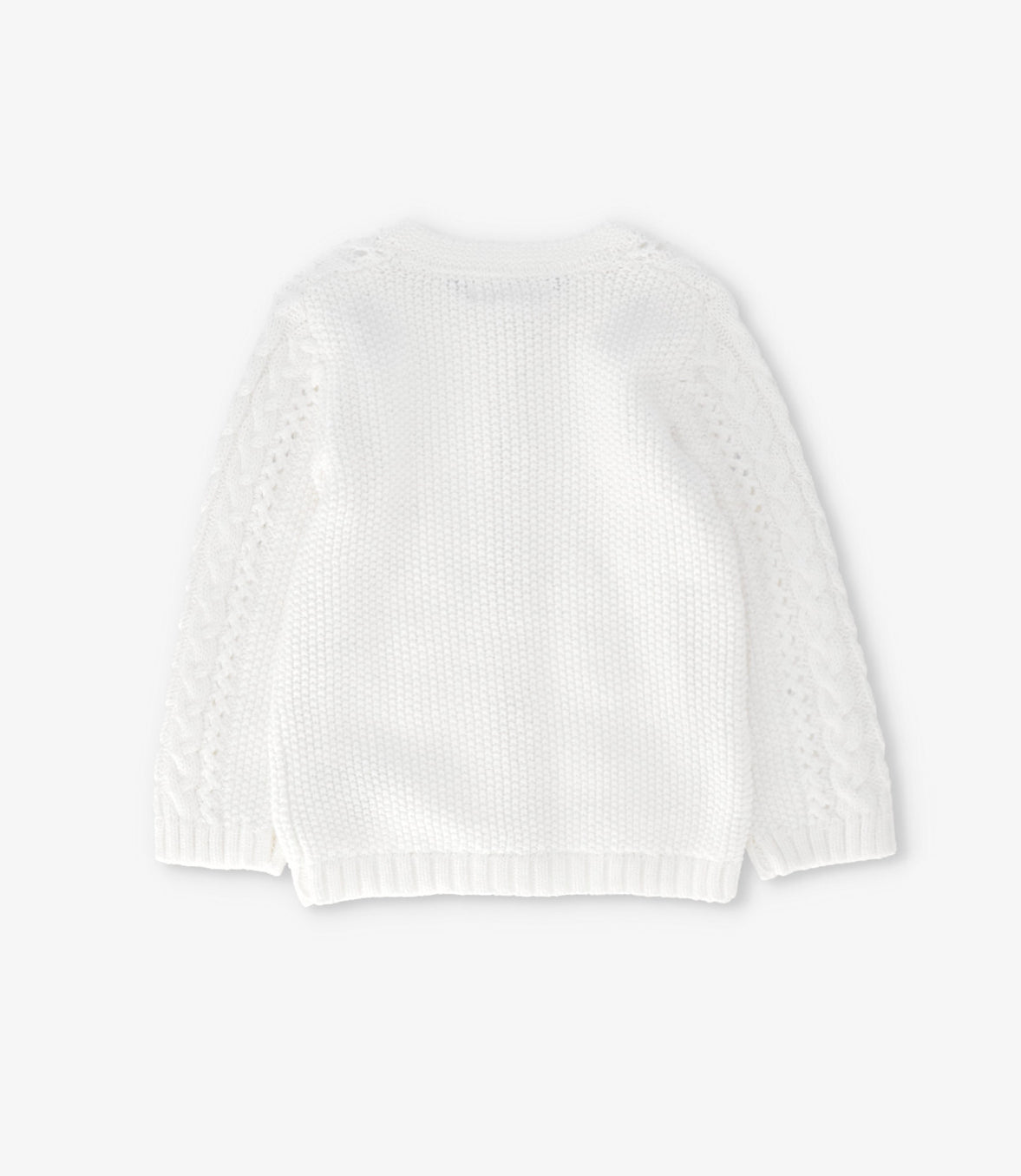 Chaleco bebé cardigan 3 meses / Crudo